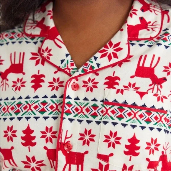 Like New Hanna Andersson Adult unisex reindeer pajamas - Picture 2 of 6